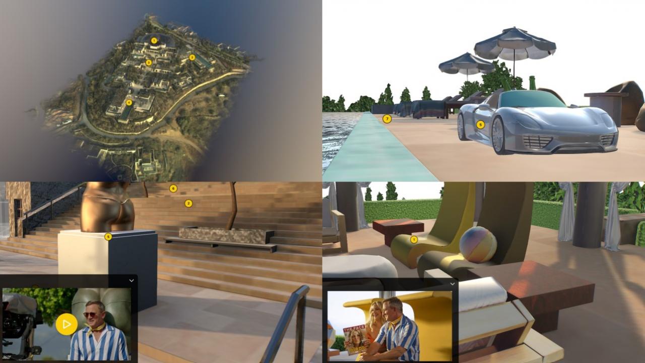 Netflix propose une visite en 3D de l'île de Glass Onion