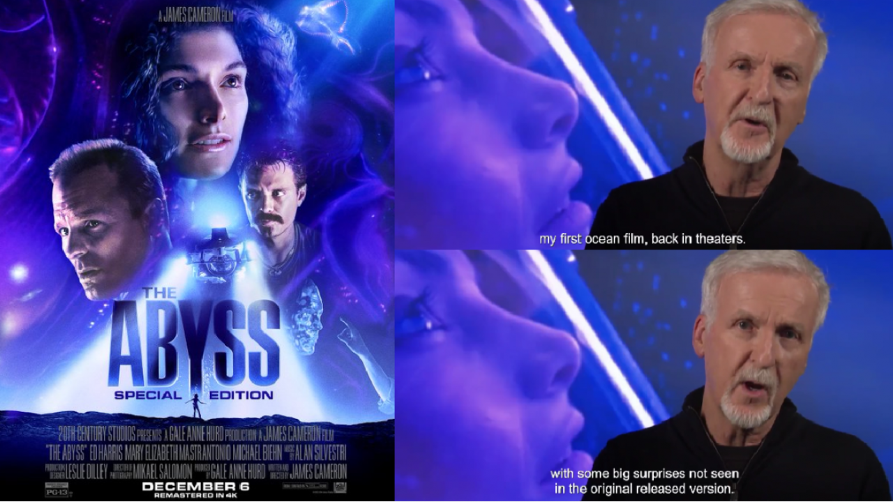 James Cameron prépare bien une ressortie d'Abyss en 4K, au cinéma [vidéo] 
