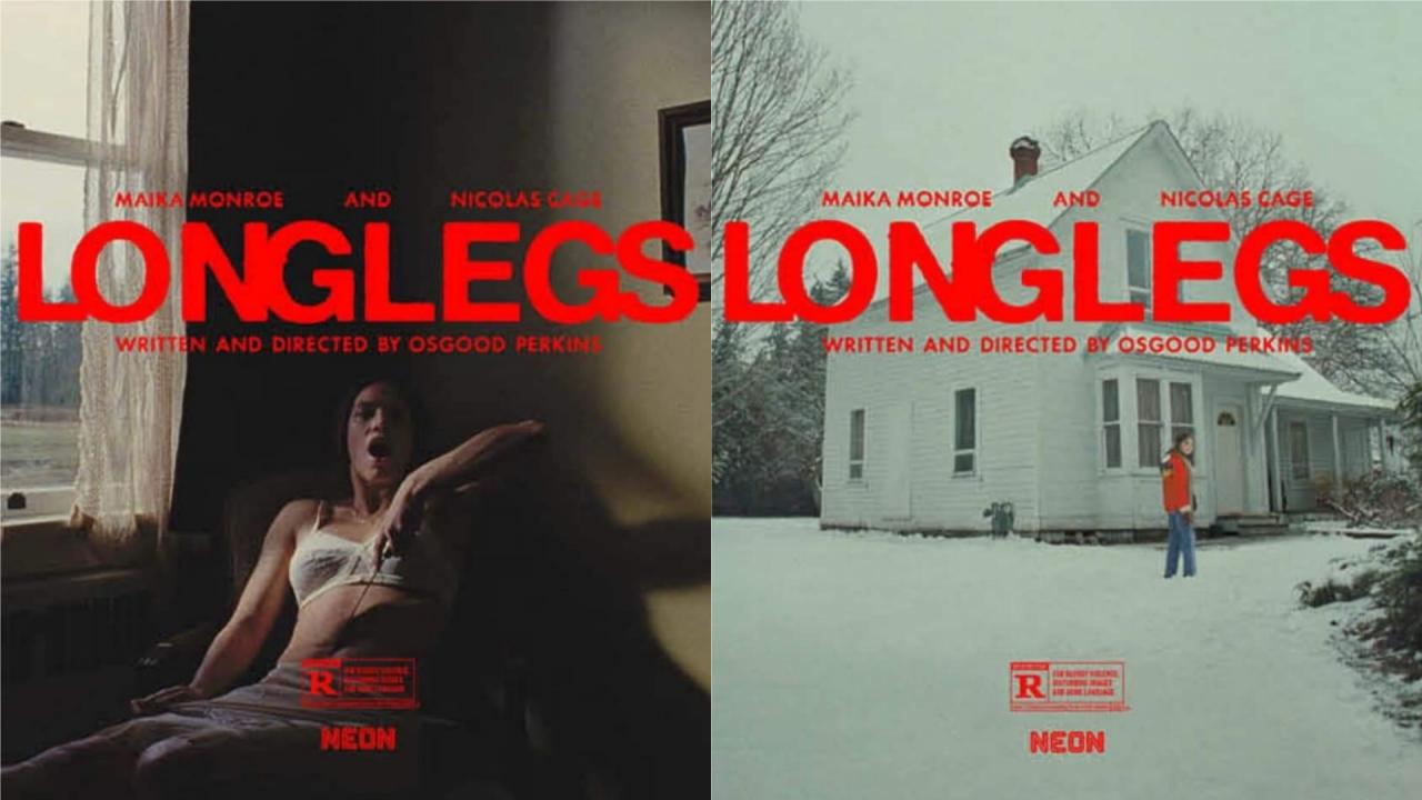 Longlegs : Quatre nouvelles affiche du prochain thriller horrifique avec Nicolas Cage à l'affiche
