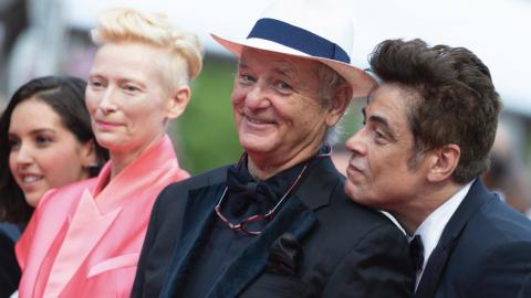cannes 2021 : Lyna Khoudri, Tilda Swinton, Bill Murray et Benicio Del Toro sur le tapis rouge de The French Dispatch