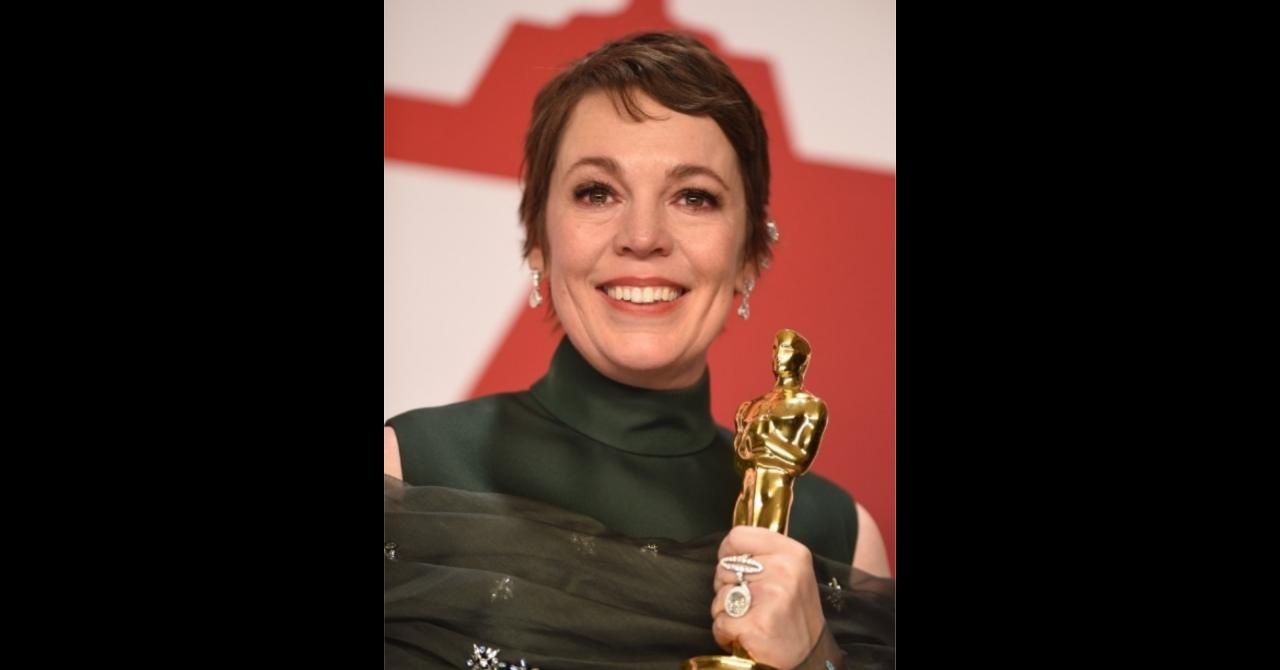 Oscars 2019 : Olivia Colman, très émue par son Oscar de la meilleure actrice pour La Favorite